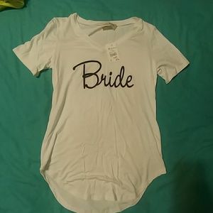 *Free w/purchase if want it* Bride top